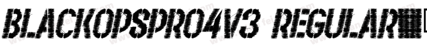 BlackOpsPro4V3 Regular字体转换